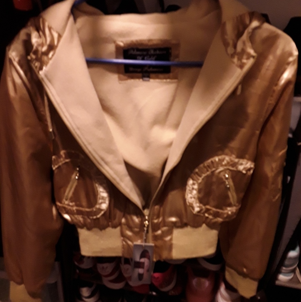 Gold hot pants/ shorts